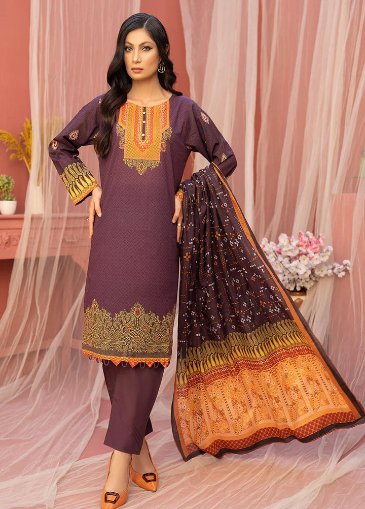 Safwa Printed Lawn Suits Unstitched 3 Piece SW23SP SSP-26 - Summer Collection