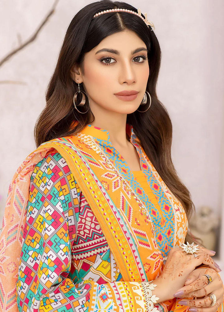Safwa Printed Lawn Suits Unstitched 3 Piece SW23SP-V4 SSP-36 - Summer Collection