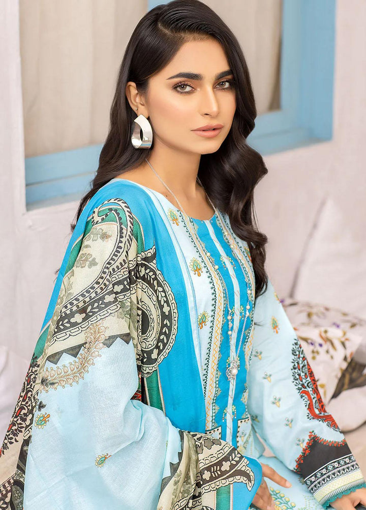 Safwa Printed Lawn Suits Unstitched 3 Piece SW23SP-V4 SSP-38 - Summer Collection