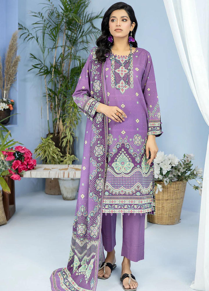 Safwa Printed Lawn Suits Unstitched 3 Piece SW23SP-V5 SSP-45 - Summer Collection