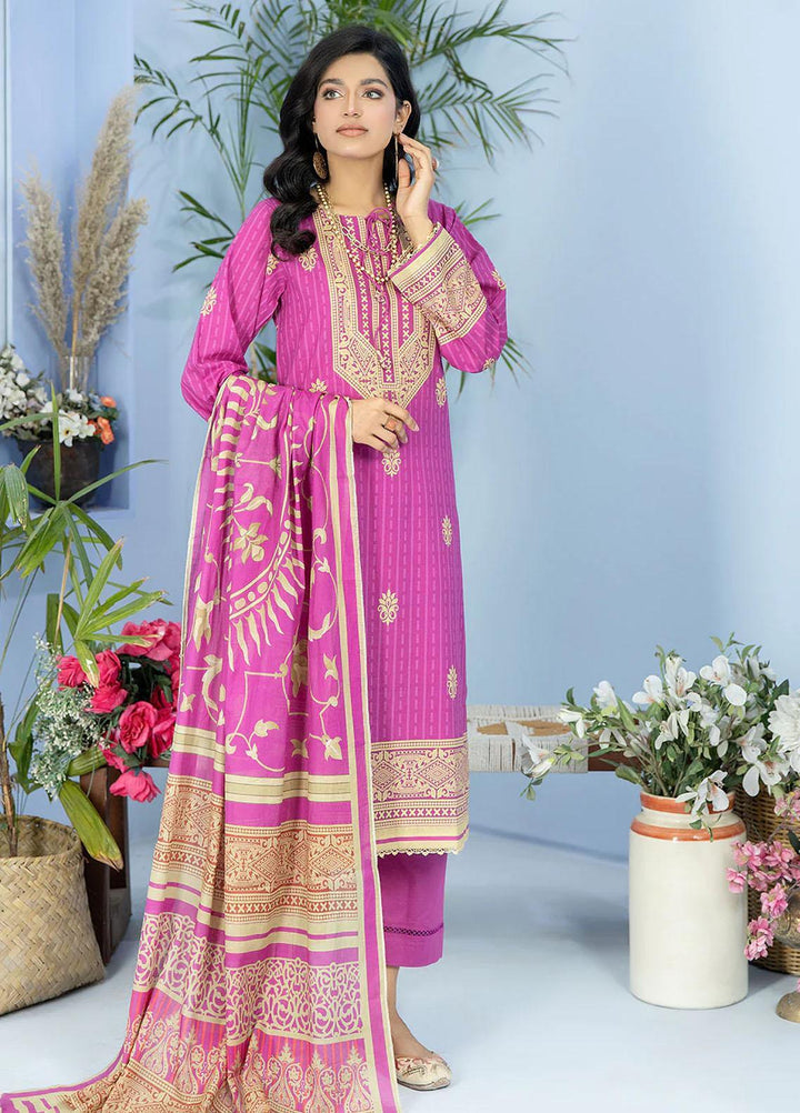 Safwa Printed Lawn Suits Unstitched 3 Piece SW23SP-V5 SSP-46 - Summer Collection