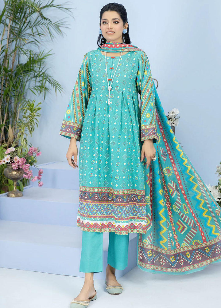 Safwa Printed Lawn Suits Unstitched 3 Piece SW23SP-V5 SSP-48 - Summer Collection