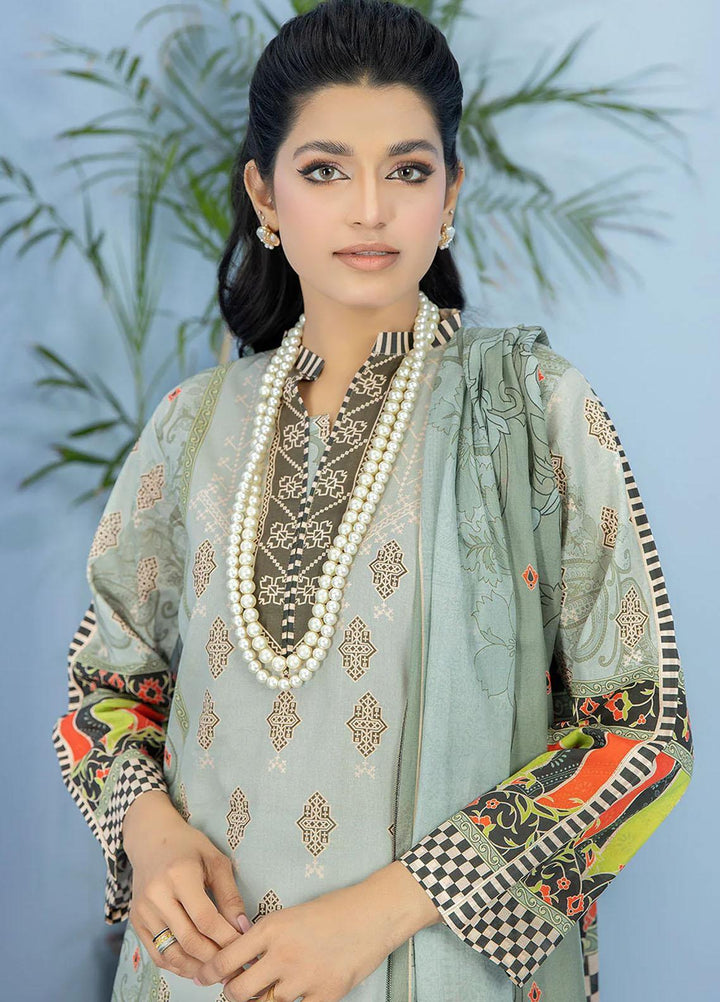 Safwa Printed Lawn Suits Unstitched 3 Piece SW23SP-V5 SSP-50 - Summer Collection