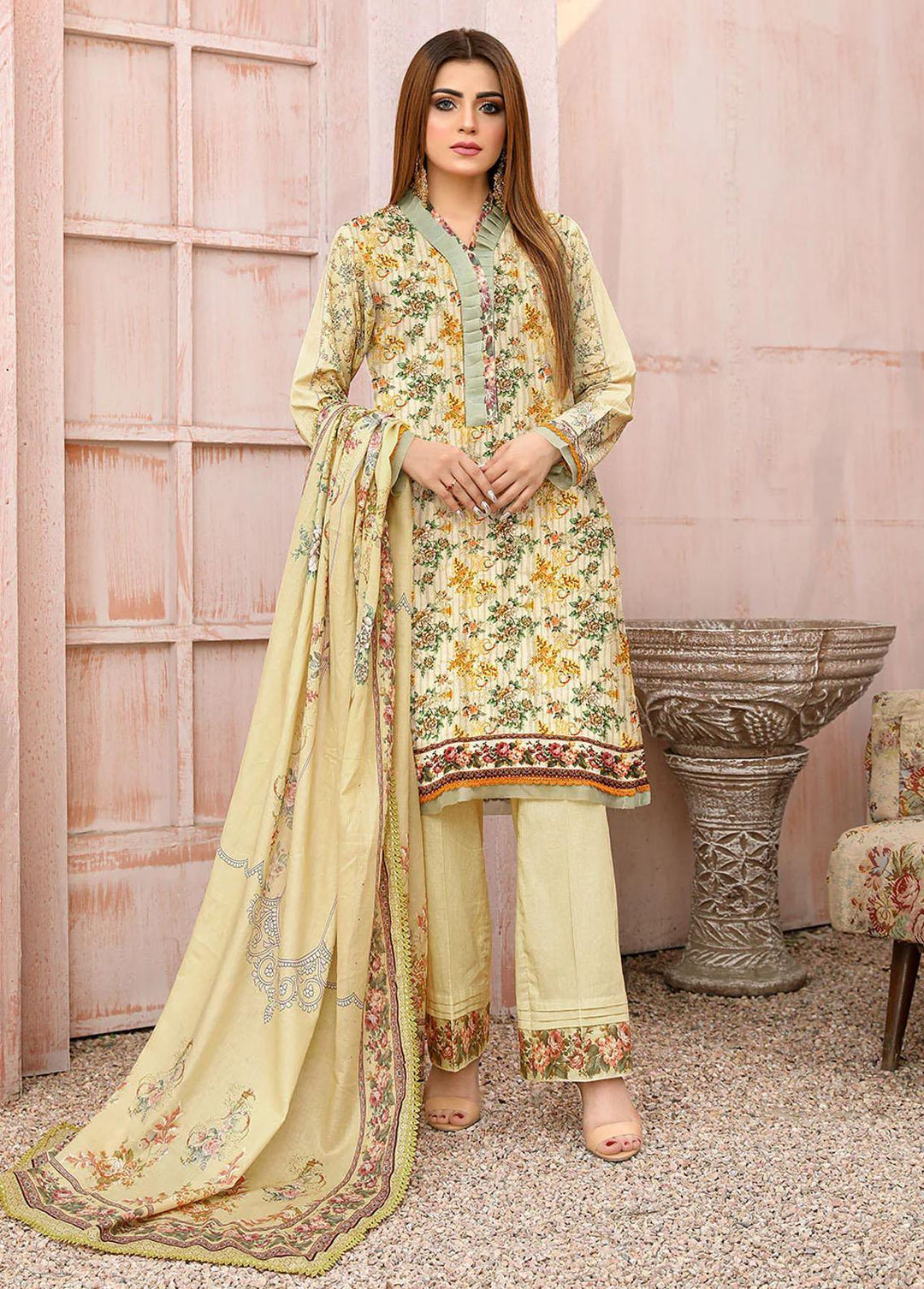 Mother Collection By Safwa Embroidered Lawn Suits Unstitched 3 Piece SW23ML MEK-09 - Summer Collection