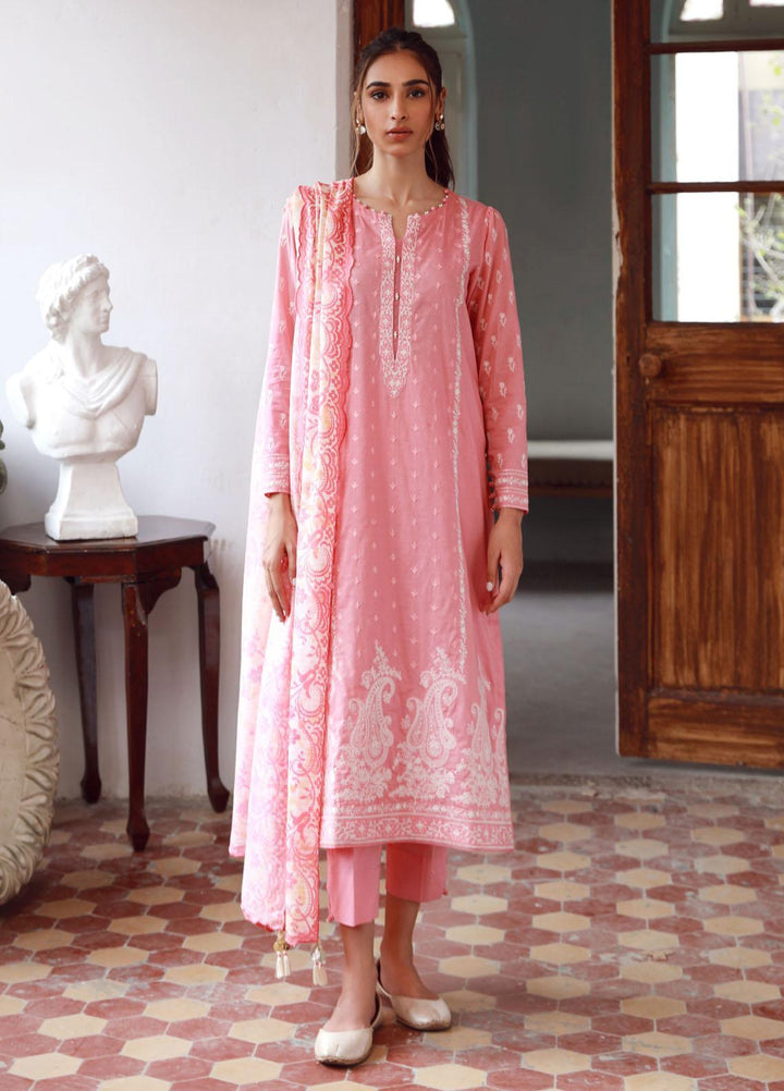 Sahar Embroidered Lawn Suits Unstitched 3 Piece SHR23EE SSL-V3-23-25 - Eid Collection