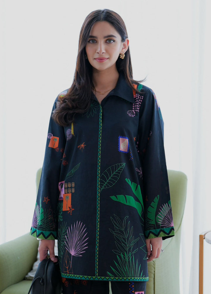 Sahar Pret Printed Lawn 2 Piece Suit SSCP-MJ-V3-02 Tropical Noir
