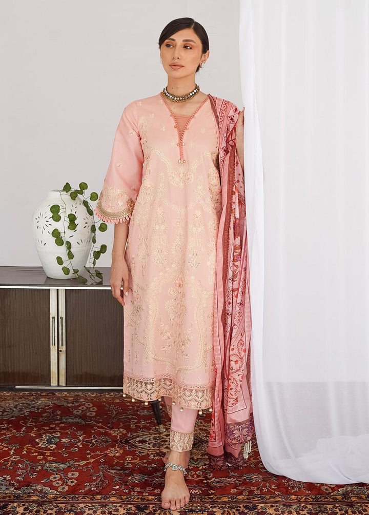 Saheliyaan by Gisele Embroidered Lawn Suits Unstitched 3 Piece GL23S Alishba - Luxury Collection