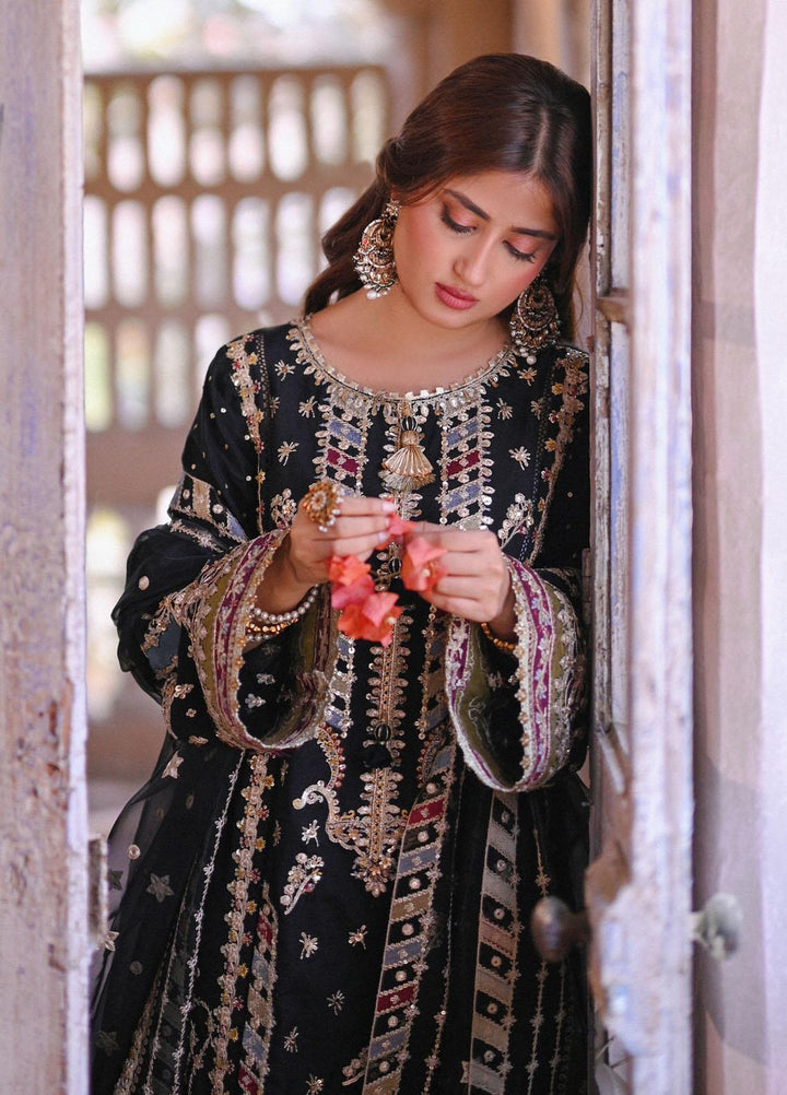 Sahiba By Qalamkar Embroidered  Suits Unstitched 3 Piece QLM23SB Mahenoor - Luxury Collection