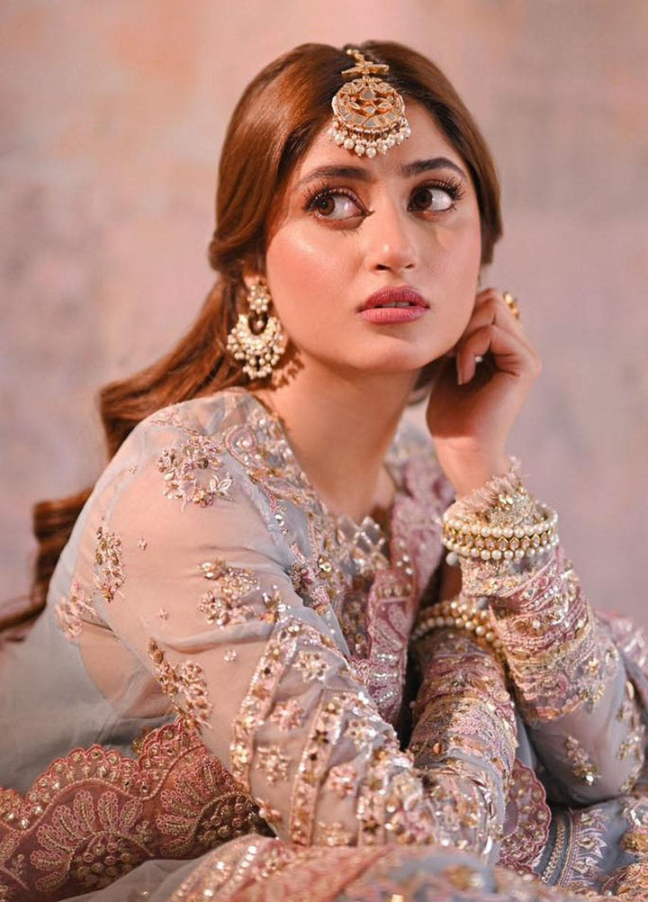 Sahiba By Qalamkar Embroidered  Suits Unstitched 4 Piece QLM23SB Nilofer - Luxury Collection