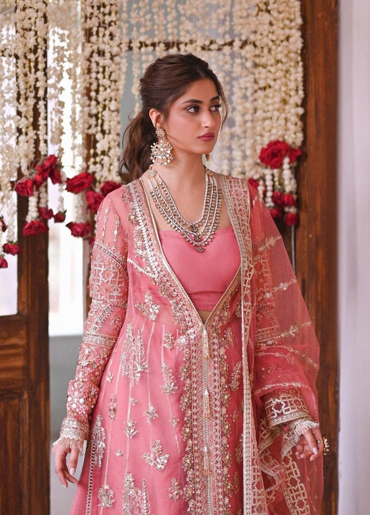 Sahiba By Qalamkar Embroidered  Suits Unstitched 4 Piece QLM23SB Mahra - Luxury Collection