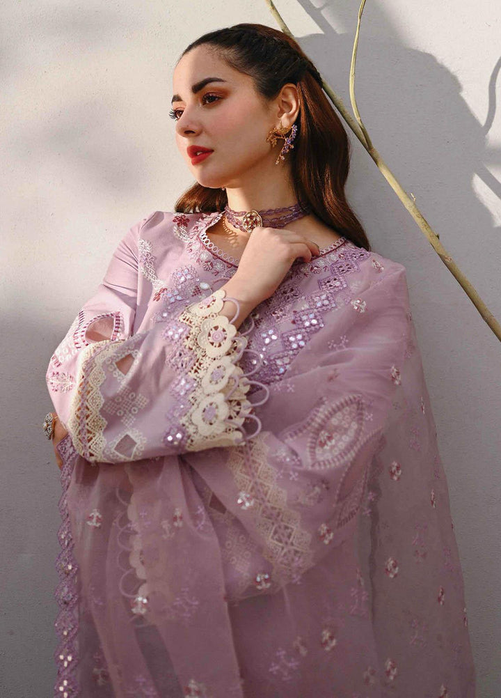 Sahil by Qalamkar Embroidered Lawn Suits Unstitched 3 Piece QLM23S SP-05 Seren - Luxury Collection