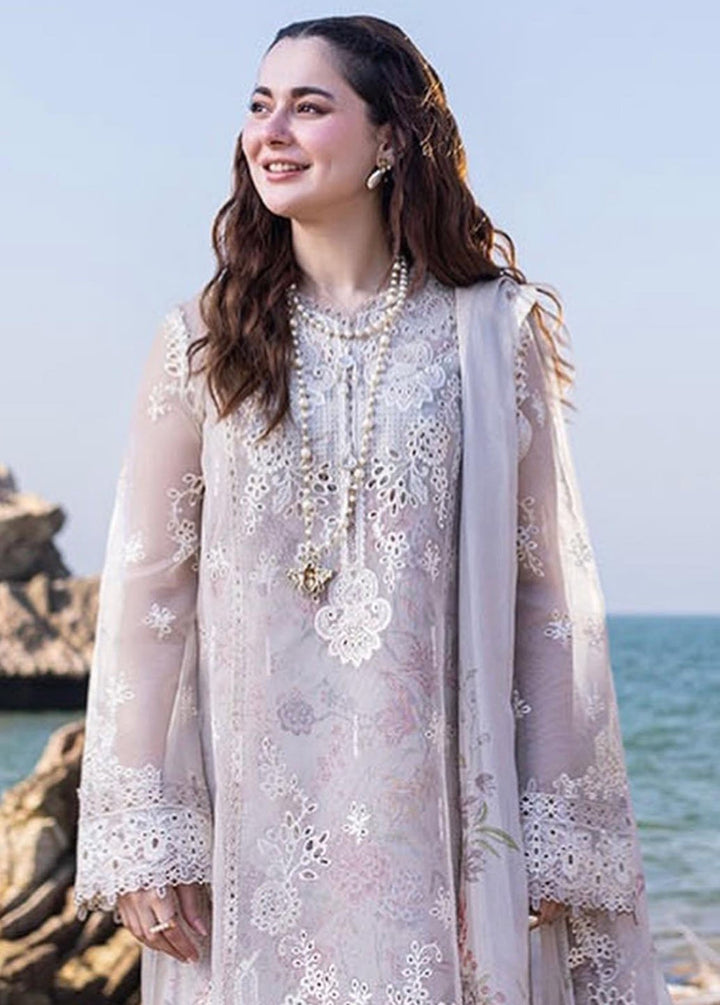 Sahil Kinare by Qalamkar Embroidered Net Suits Unstitched 4 Piece QLM24SK FP-11 Emira - Summer Collection