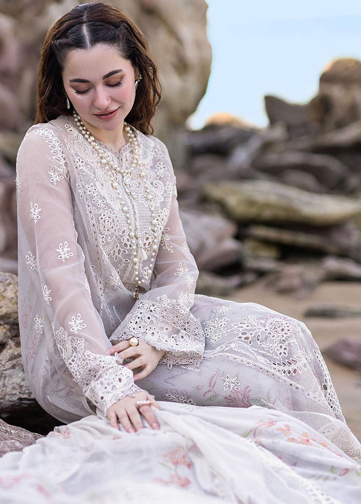 Sahil Kinare by Qalamkar Embroidered Net Suits Unstitched 4 Piece QLM24SK FP-11 Emira - Summer Collection