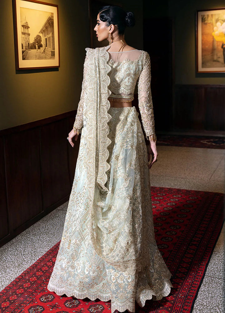 Saira Rizwan Embroidered Net Suits Unstitched 4 Piece SRF-D-02 Lucent - Festive Collection