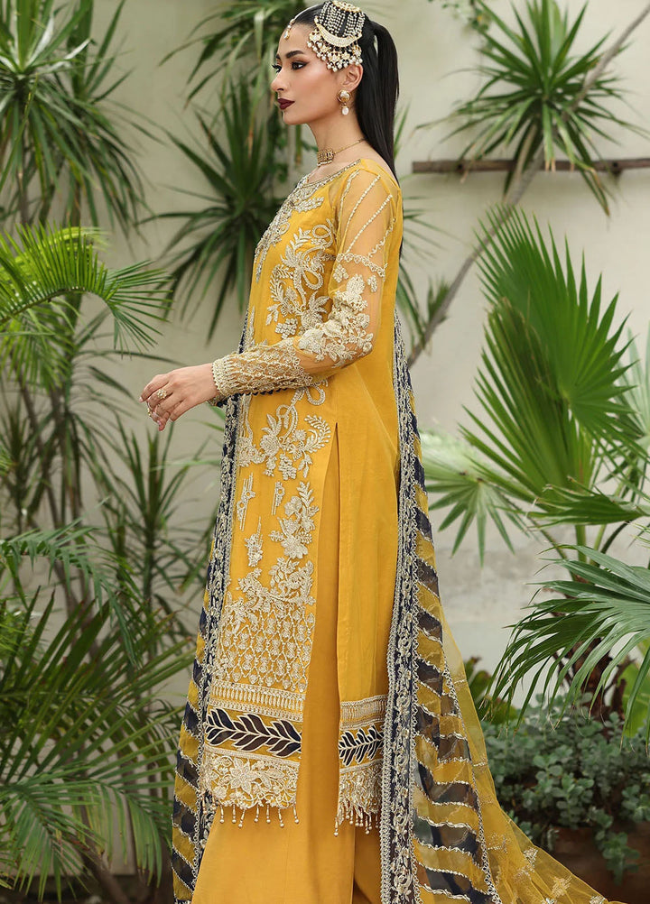 Saiyara by Imrozia Premium Pret Embroidered Net 3 Piece Suit I-230 Zareha