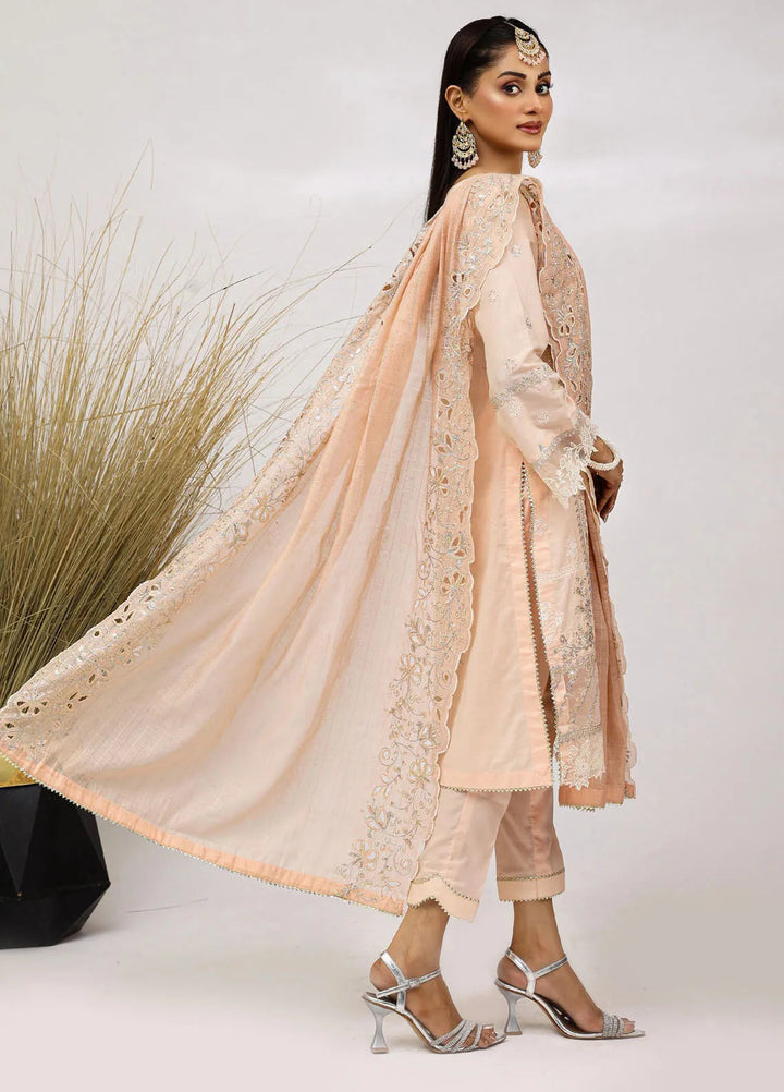 Sajni By Pakdaman Pret Embroidered Lawn 3 Piece Suit D-9901