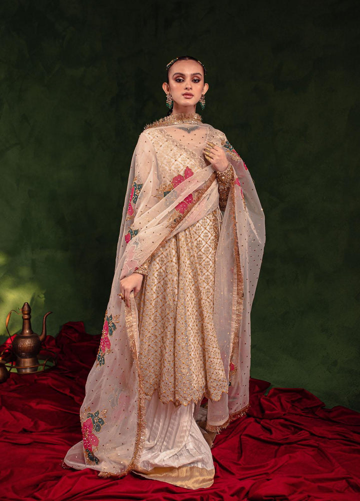 Maria Osama Khan Luxury Pret  Chiffon 3 Piece Dress MOK23SSF FALSAFA