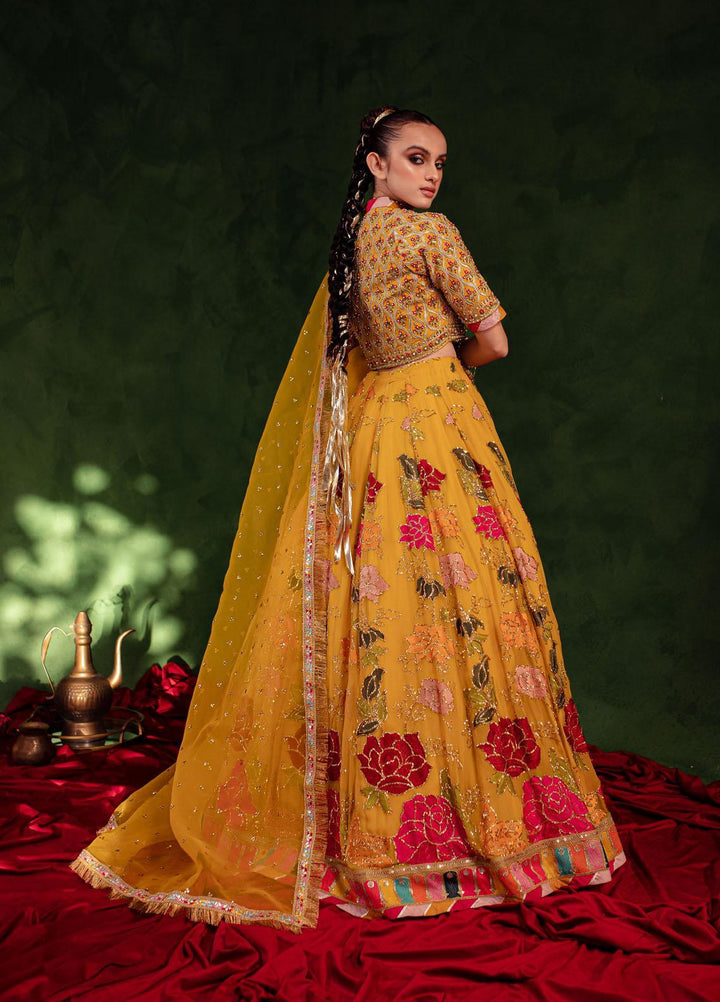 Maria Osama Khan Luxury Pret  Chiffon 3 Piece Dress MOK23SSF Chambeli