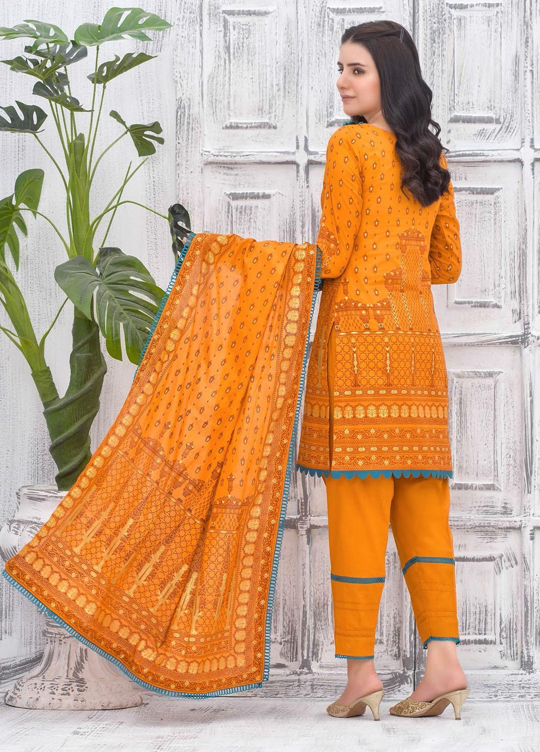 Samia by AB Textiles Printed Lawn Suits Unstitched 3 Piece AB21S SPLF-04 - Summer Collection