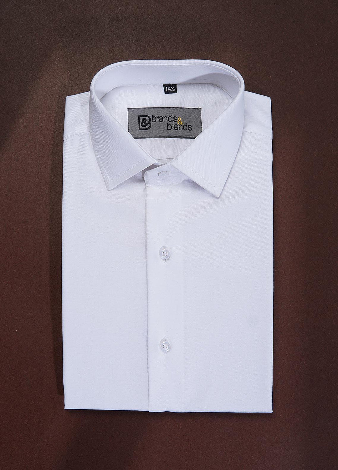 Brands & Blends Cotton Formal Shirts for Mens - Off White4