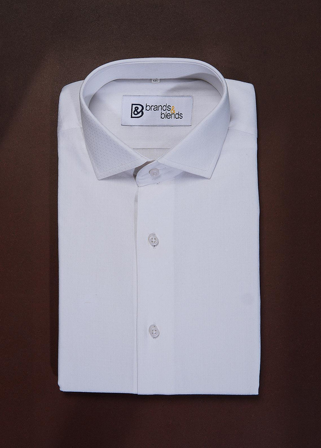 Brands & Blends Cotton Formal Shirts for Mens - Off White5
