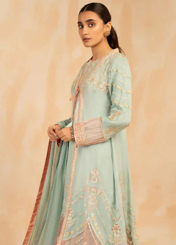 Sara Jahan Pret Embroidered Chiffon 3 Piece Suit Rinka
