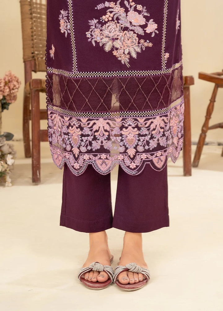 Sara Jahan Pret Embroidered Cotton 3 Piece Suit Hiba