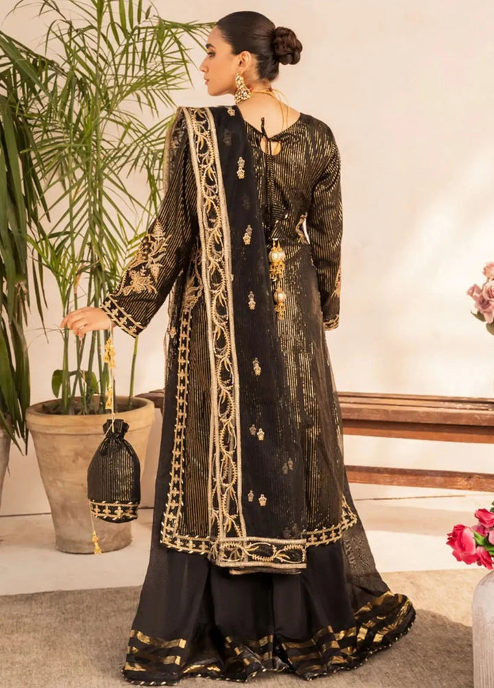 Sara Jahan Pret Embroidered Missouri 3 Piece Suit Ayeza