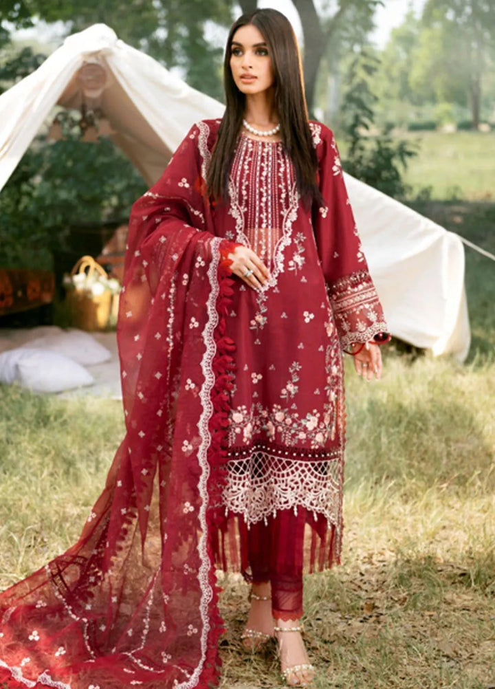 Sardinia Chickenkari Lawn Suit Unstitched 3 Piece SRD24E 405 Rosabel - Summer Collection