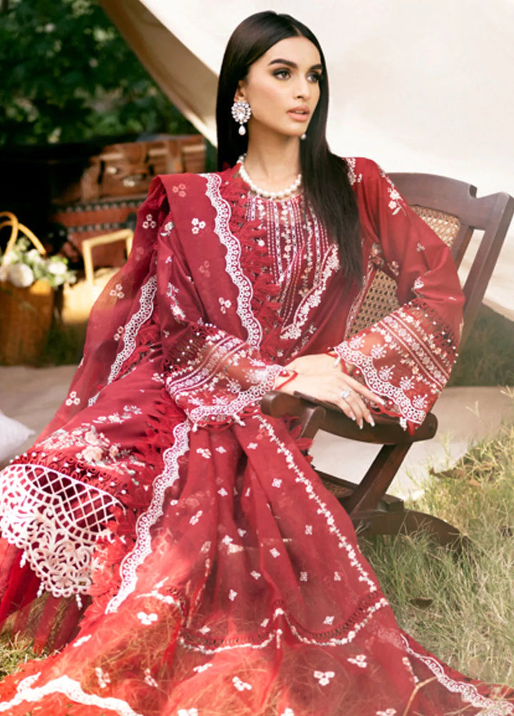 Sardinia Chickenkari Lawn Suit Unstitched 3 Piece SRD24E 405 Rosabel - Summer Collection