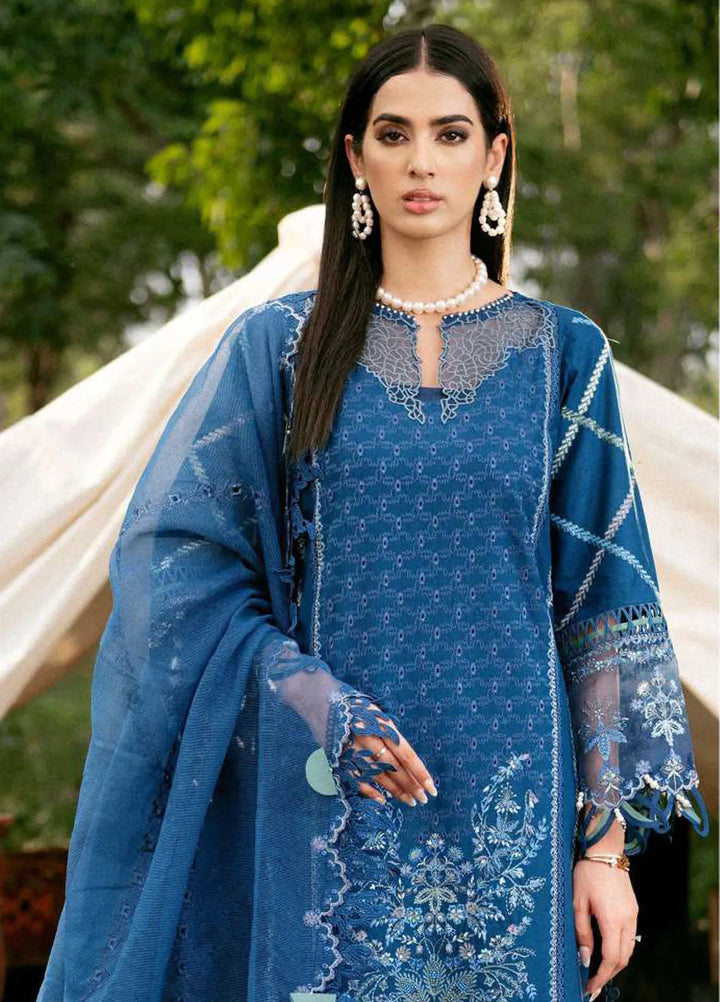Sardinia Chickenkari Lawn Suit Unstitched 3 Piece SRD24E 406 Verona - Summer Collection