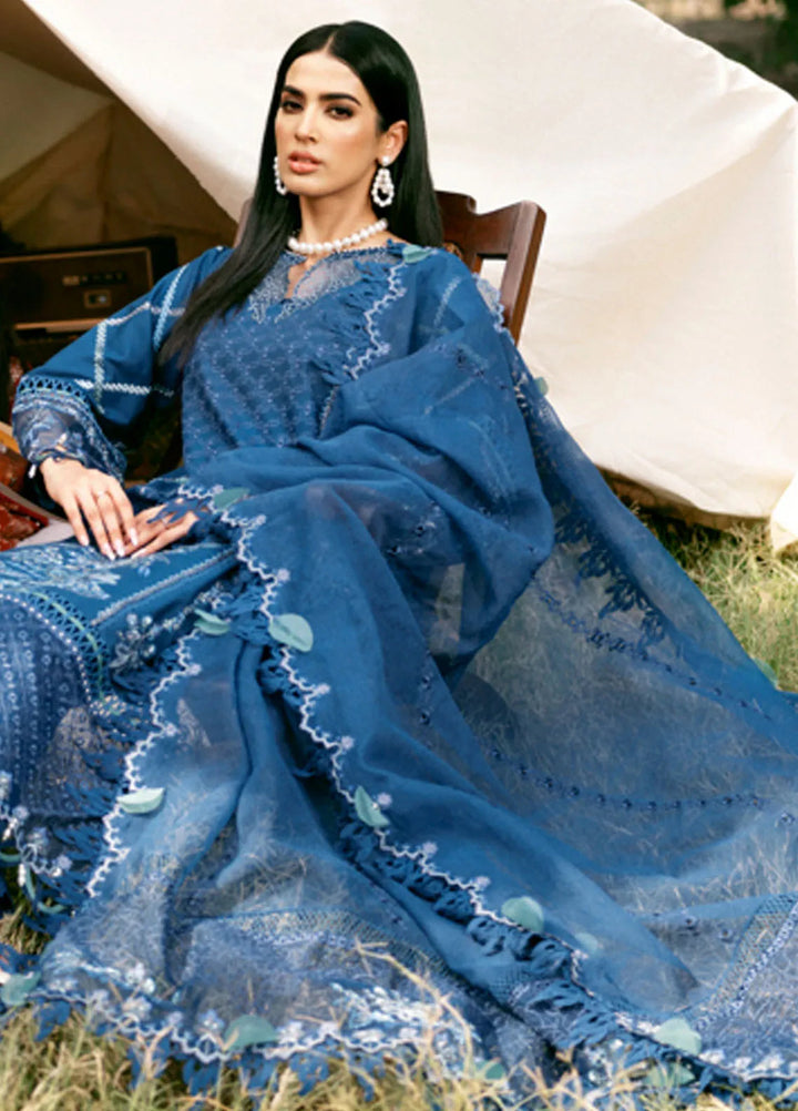 Sardinia Chickenkari Lawn Suit Unstitched 3 Piece SRD24E 406 Verona - Summer Collection