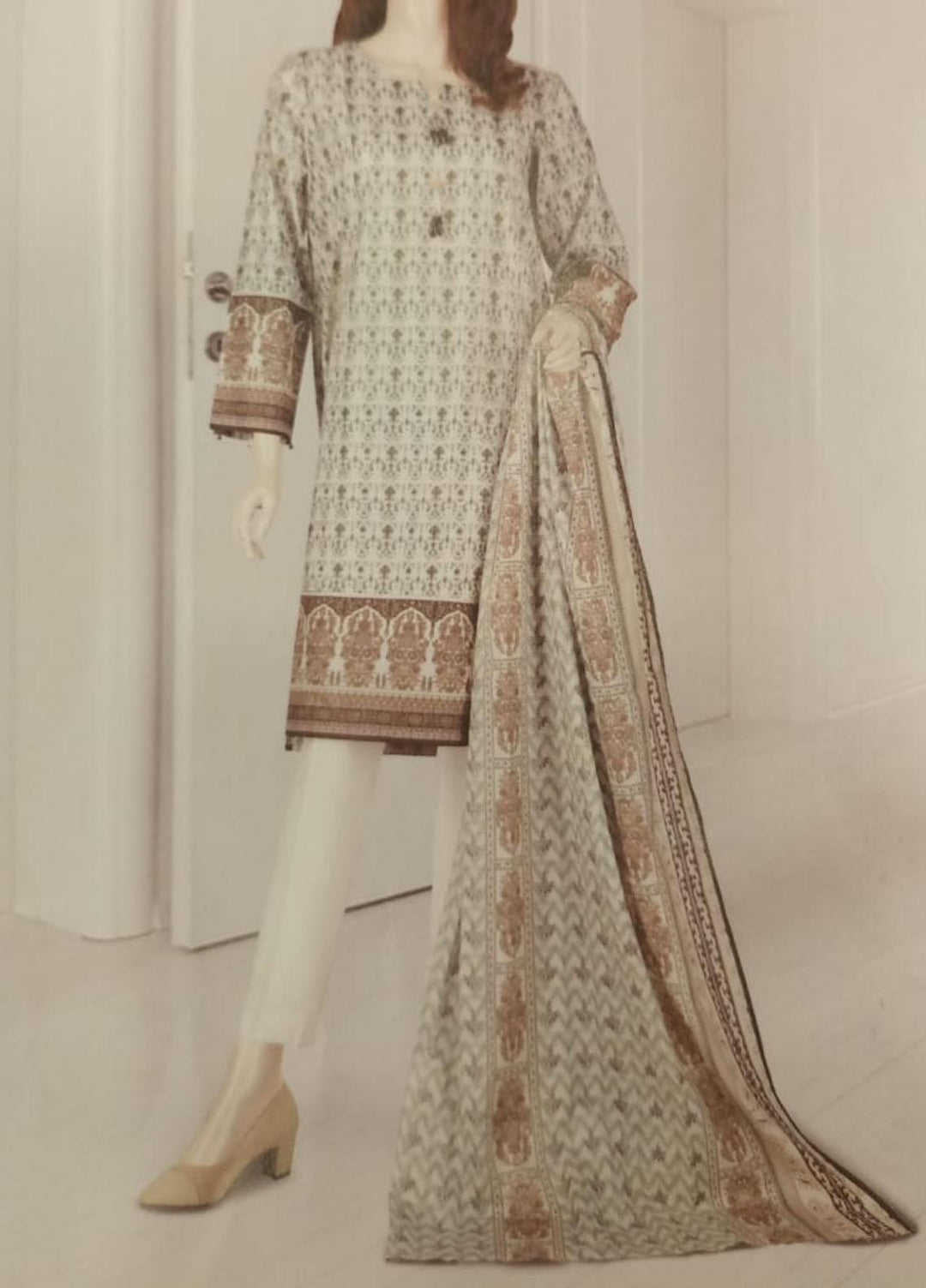 Mushk By Saya Printed Lawn Suits Unstitched 2 Piece SY21MUG-2108-20A WARDAH - Summer Collection