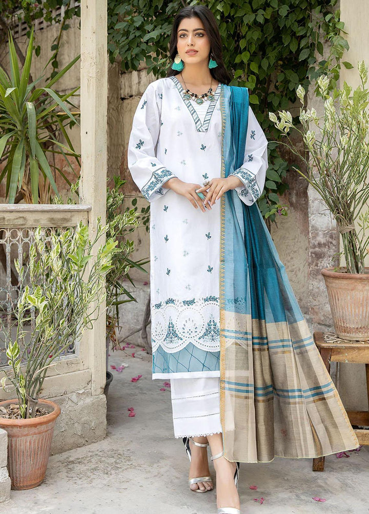 Scenic By Safwa Embroidered Lawn Suits Unstitched 3 Piece SW23S SSC-01 - Summer Collection