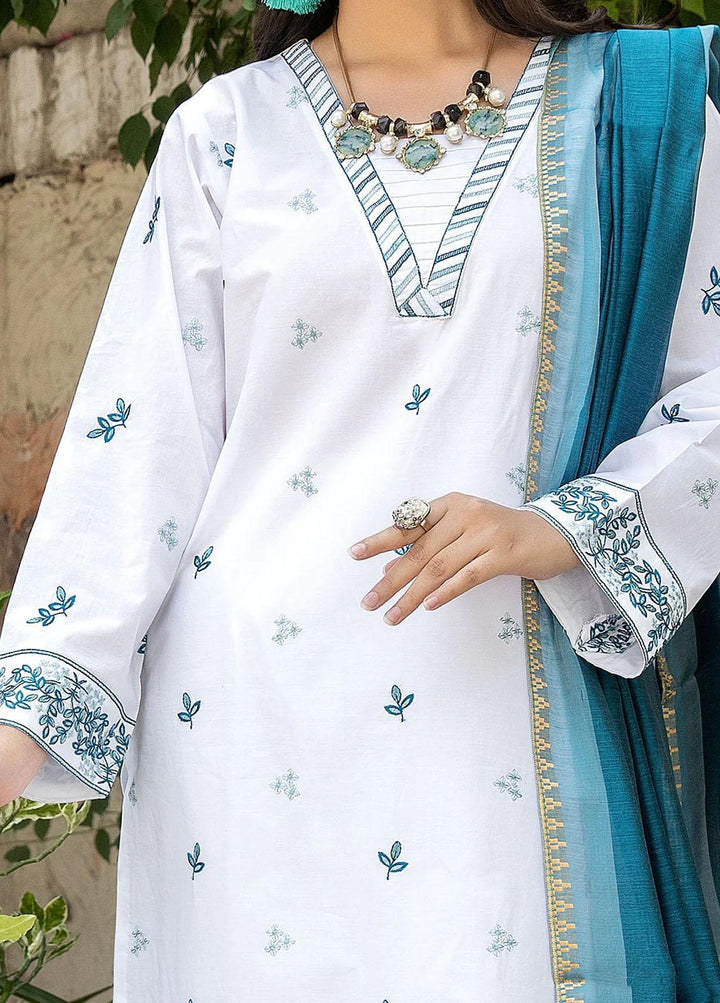 Scenic By Safwa Embroidered Lawn Suits Unstitched 3 Piece SW23S SSC-01 - Summer Collection