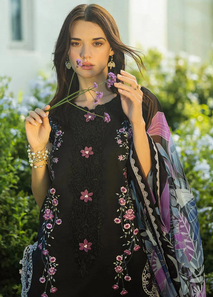 Secret Garden by Mushq Embroidered Lawn Suit Unstitched 3 Piece MQ25SG D-02 B Thorned Grace - Summer Collection
