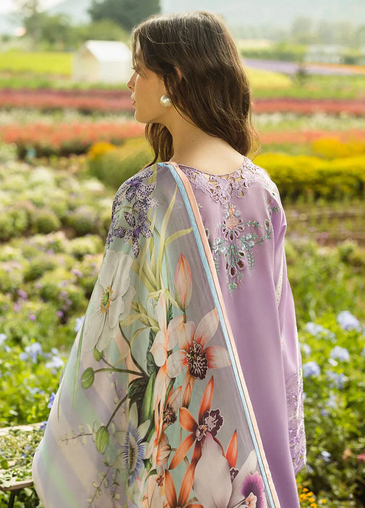 Secret Garden by Mushq Embroidered Lawn Suit Unstitched 3 Piece MQ25SG D-03 A Pixies Blossom - Summer Collection