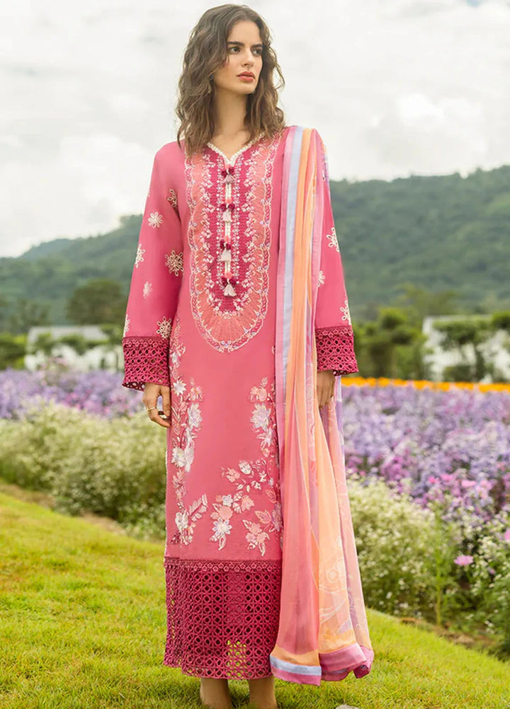 Secret Garden by Mushq Embroidered Lawn Suit Unstitched 3 Piece MQ25SG D-08 A Garden Of Dreams - Summer Collection