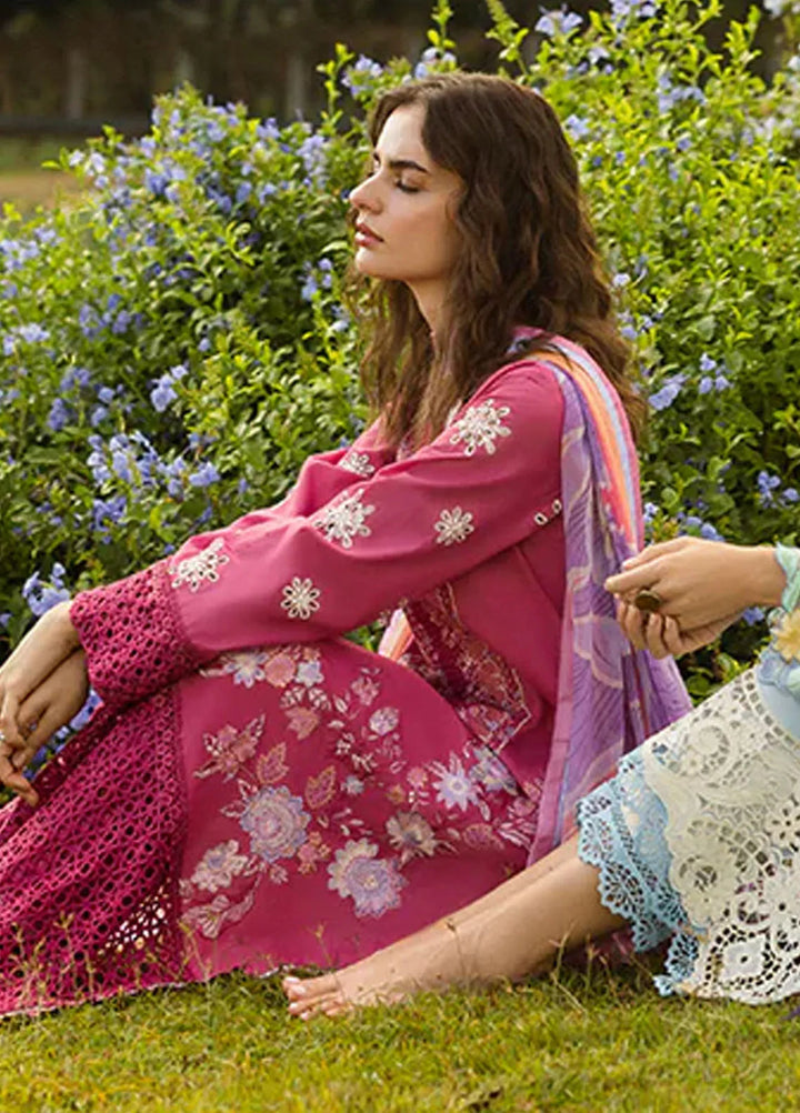 Secret Garden by Mushq Embroidered Lawn Suit Unstitched 3 Piece MQ25SG D-08 A Garden Of Dreams - Summer Collection