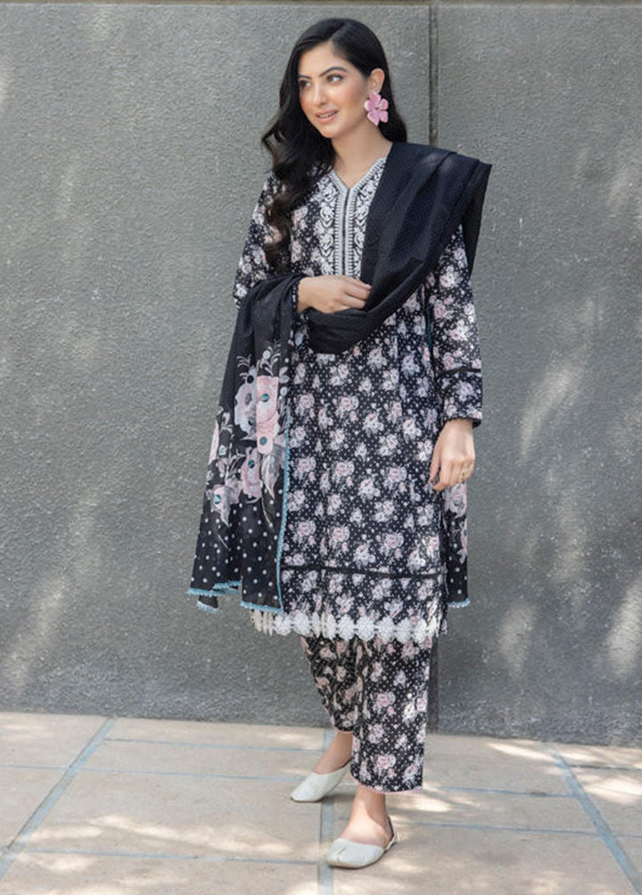 Sehr By Saphron Embroidered Lawn Suits Unstitched 3 Piece SPH23S D-3 - Summer Collection