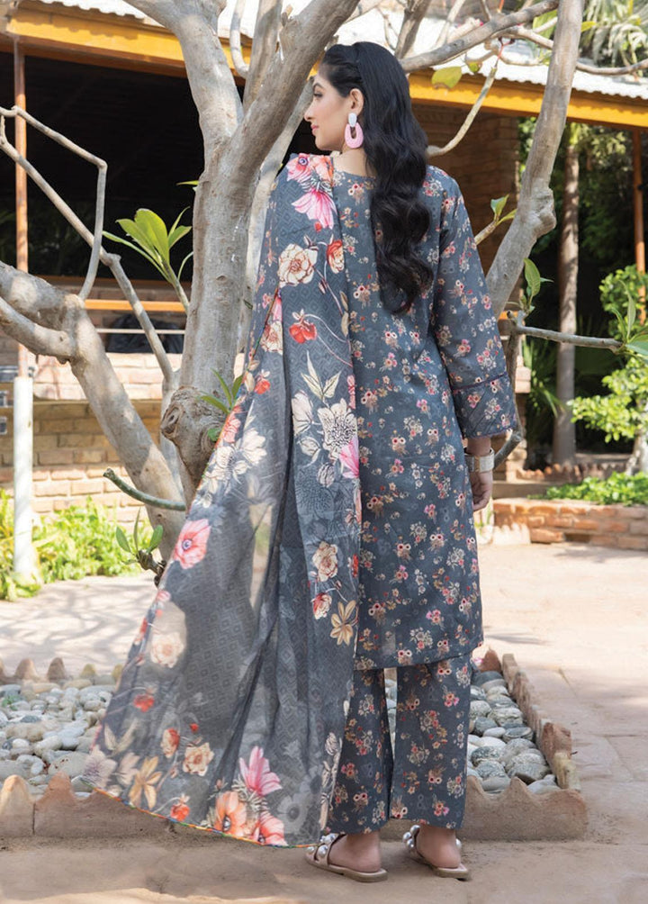 Sehr By Saphron Embroidered Lawn Suits Unstitched 3 Piece SPH23S D-6 - Summer Collection