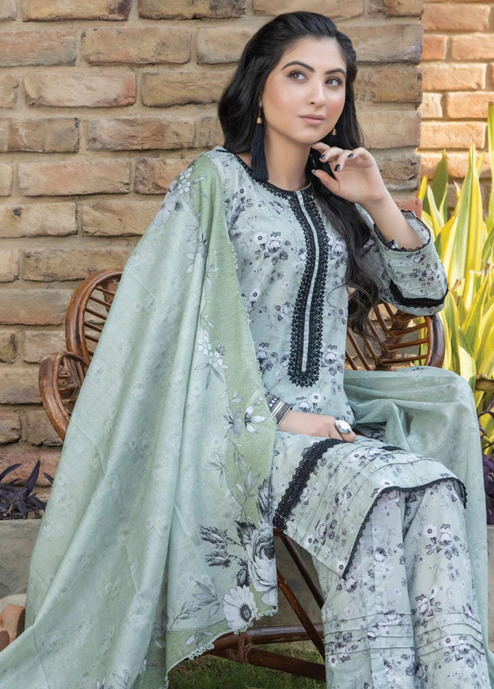 Sehr By Saphron Embroidered Lawn Suits Unstitched 3 Piece SPH23S D-8 - Summer Collection