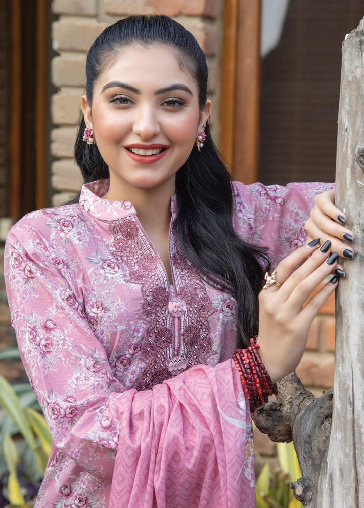 Sehr By Saphron Embroidered Lawn Suits Unstitched 3 Piece SPH23S D-9 - Summer Collection