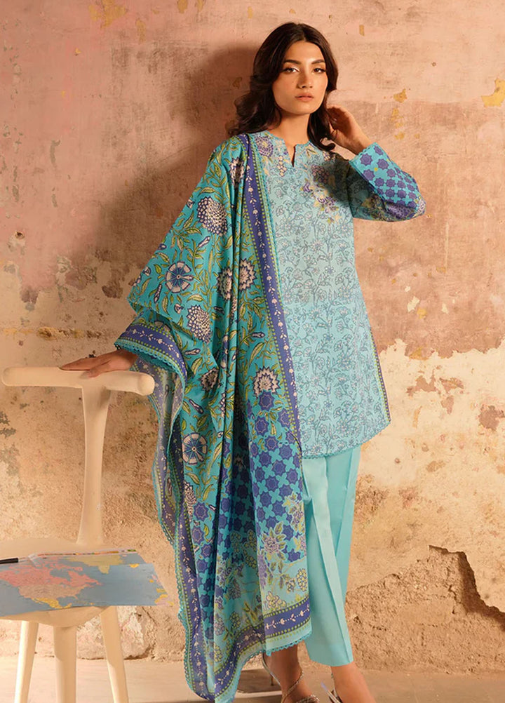 Selene by Sahar Printed Lawn Suits Unstitched 3 Piece Cl-V2-S25-01 - Summer Collection