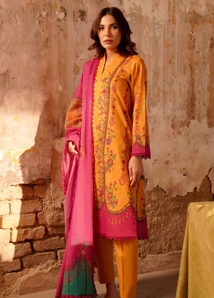 Selene by Sahar Printed Lawn Suits Unstitched 3 Piece Cl-V2-S25-12 - Summer Collection