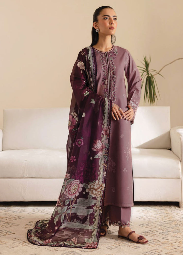Seran Embroidered Lawn Suits Unstitched 3 Piece D-05 Kaia - Summer Collection