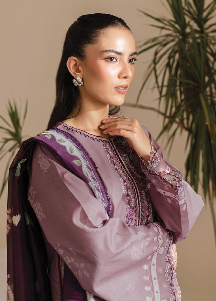 Seran Embroidered Lawn Suits Unstitched 3 Piece D-05 Kaia - Summer Collection