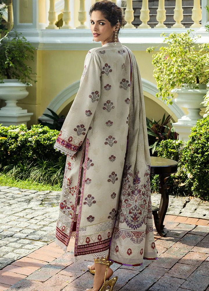 Seraph by Mushq Embroidered Lawn Suit Unstitched 3 Piece MQ25S HML-2501 Levana - Summer Collection