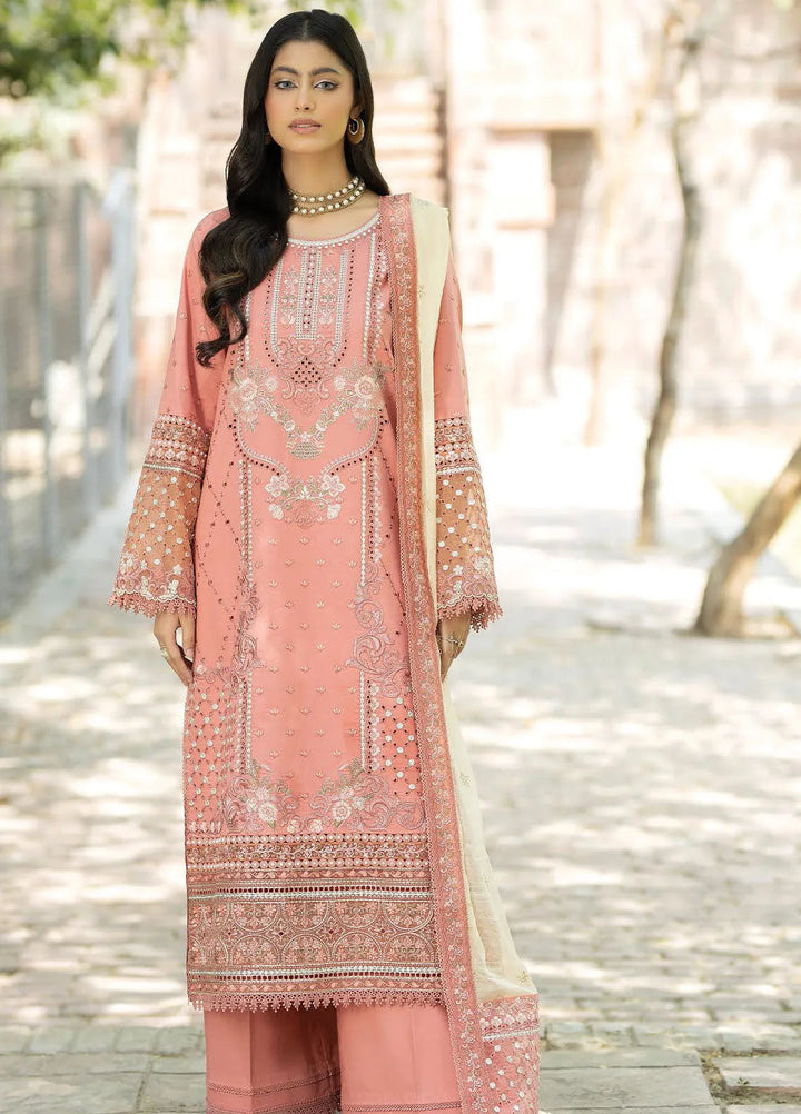 Serene Premium Embroidered Lawn Suit Unstitched 3 Piece SL-70 Aaina - Summer Collection