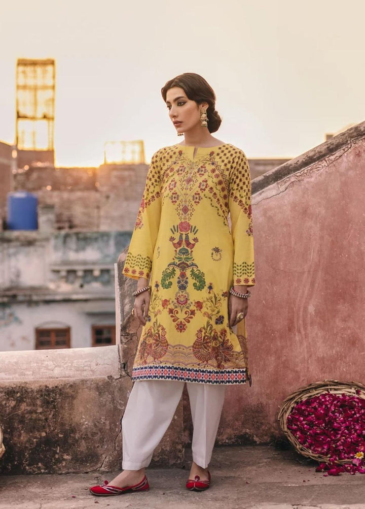 Seroli Luxury Pret  Lawn Shirt ZAFRANI